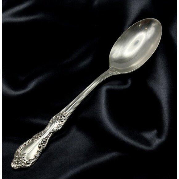 Wm Rogers Extra Plate Tablespoon Silverplate Grand Elegance 1960s Flatware - Picture 1 of 8